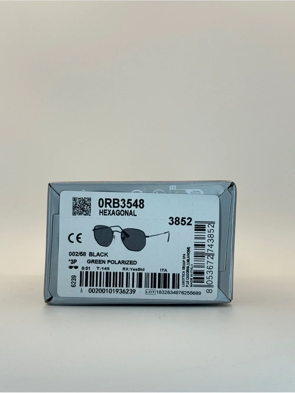 Ray-Ban RB3548 HEXAGONAL